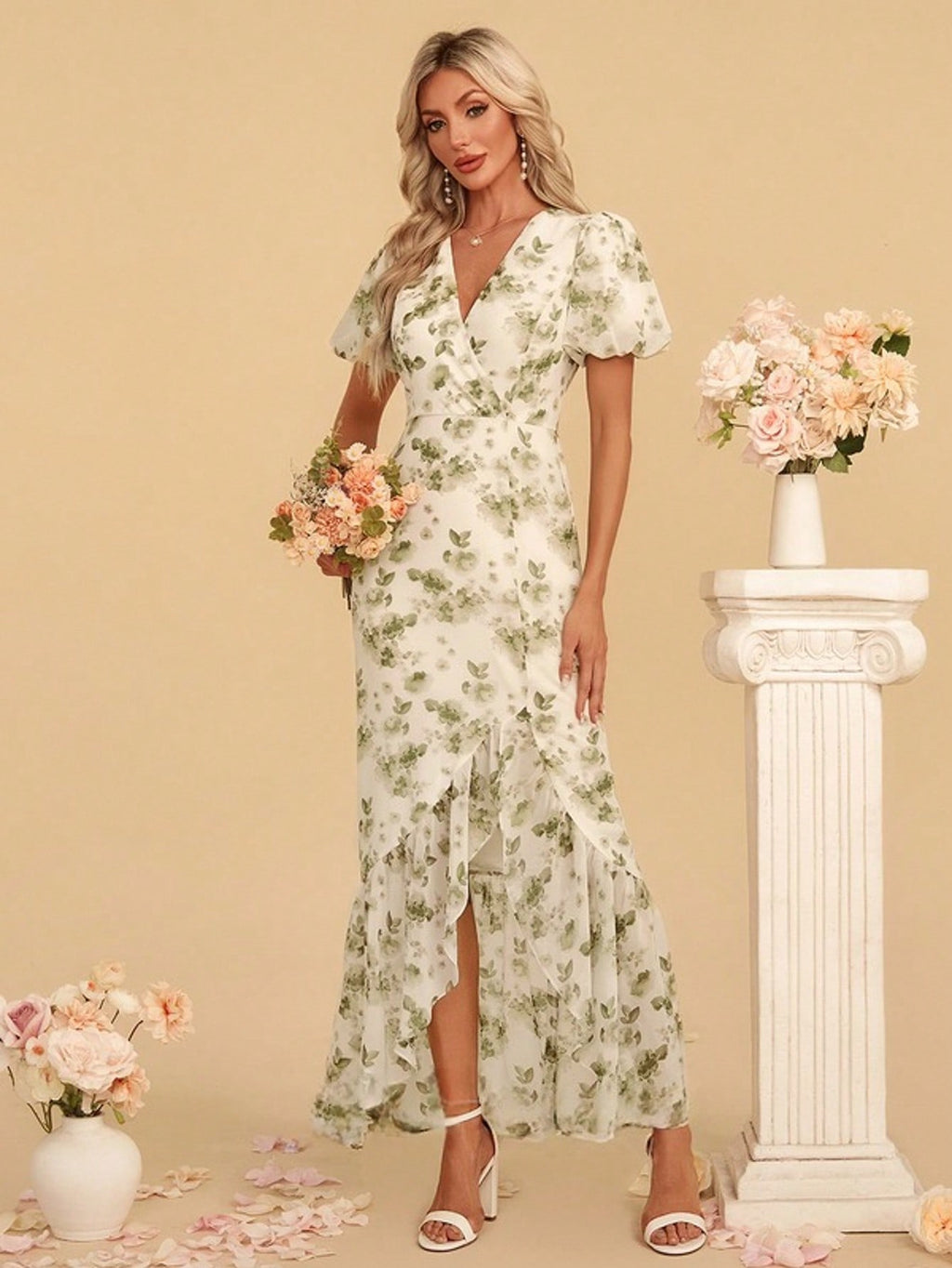 Trumpet/Mermaid Sweetheart Floor-Length Asymmetrical Sequin Jersey Prom Dresses With Ruched For Summer & Fall Women's Dress