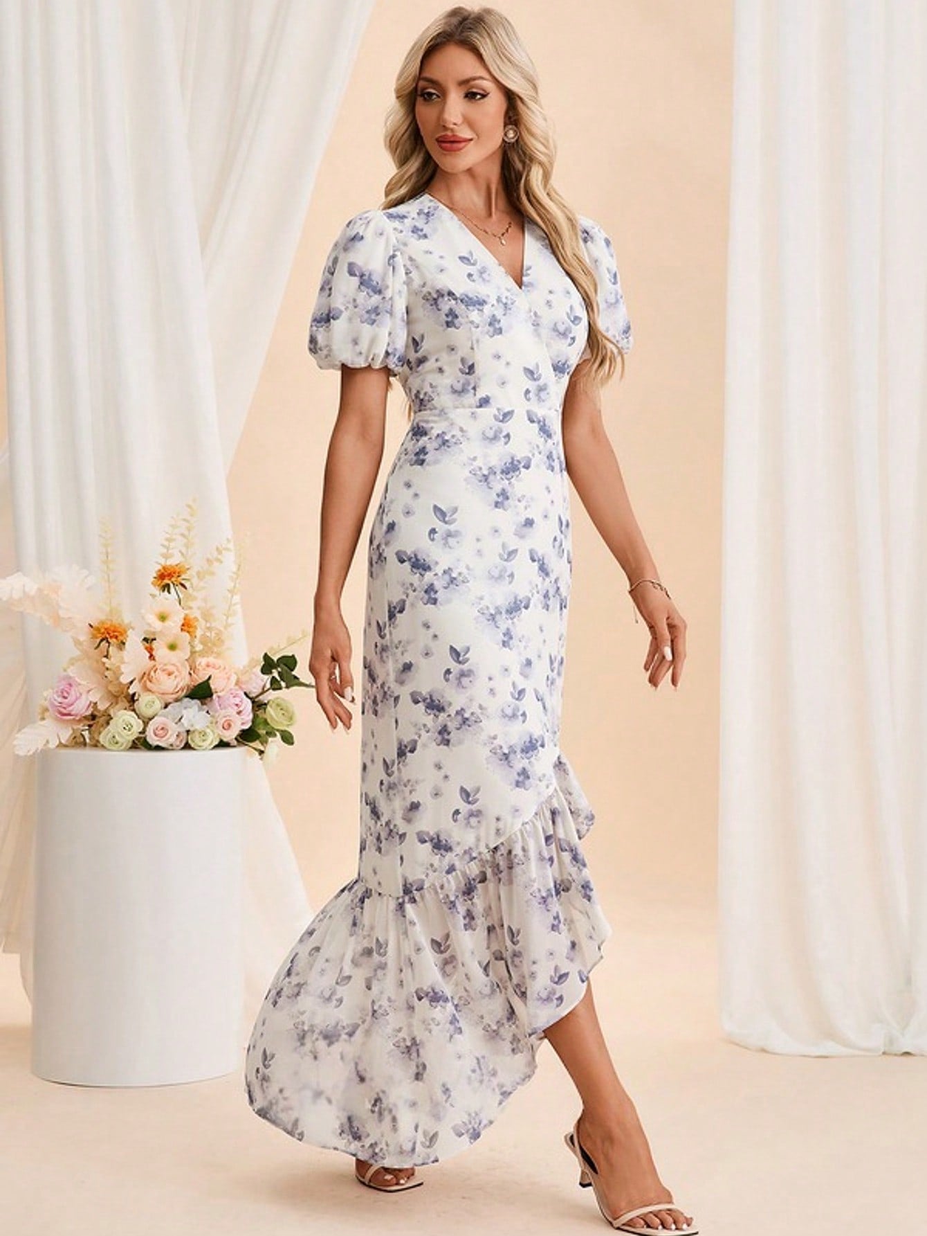 Trumpet/Mermaid Sweetheart Floor-Length Asymmetrical Sequin Jersey Prom Dresses With Ruched For Summer & Fall Women's Dress