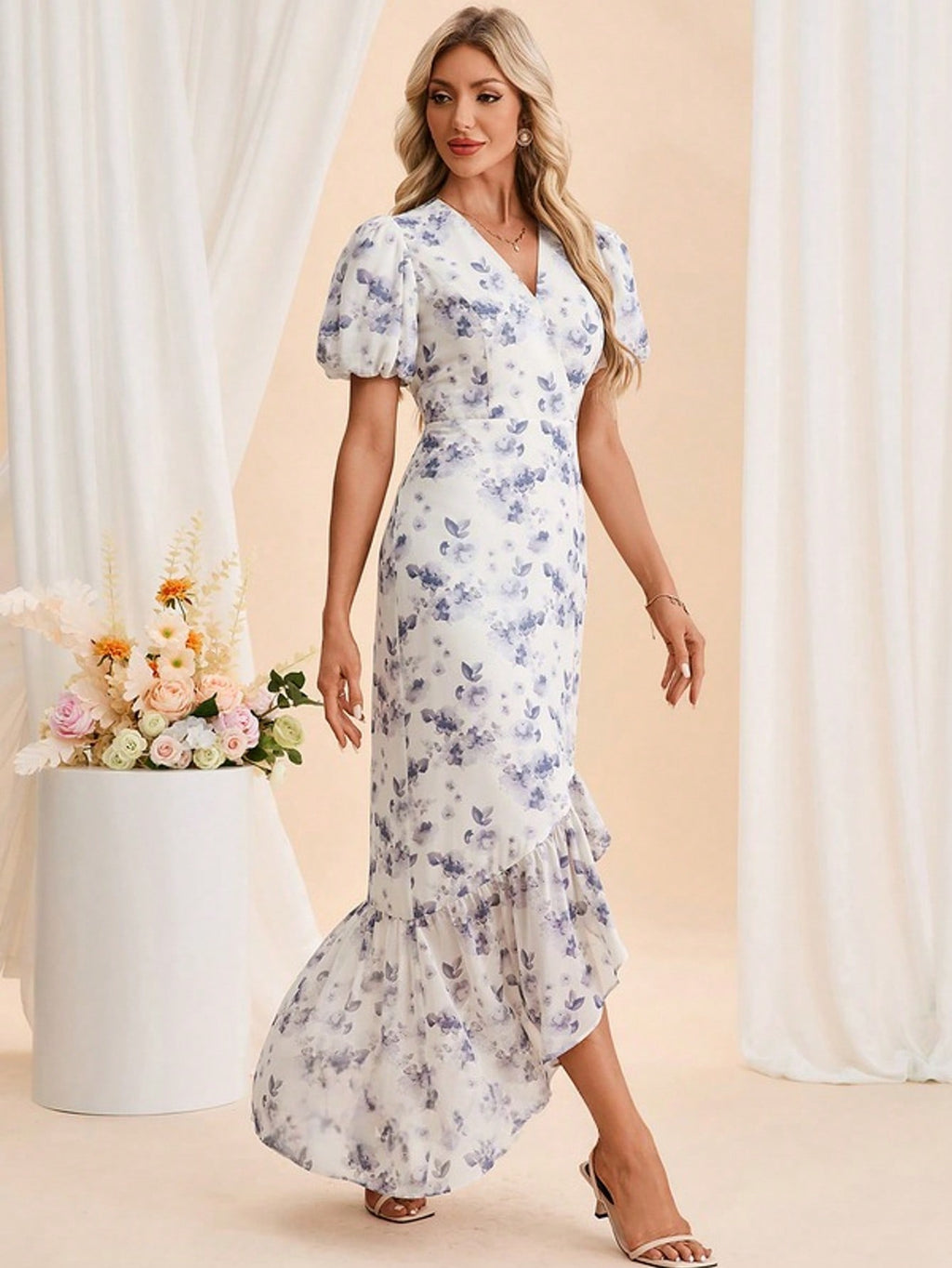 Trumpet/Mermaid Sweetheart Floor-Length Asymmetrical Sequin Jersey Prom Dresses With Ruched For Summer & Fall Women's Dress
